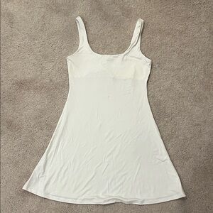 H&M White athletic dress lined top